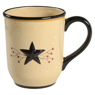 Star Vine Farmhouse Mugs - Set of 4 Park Designs